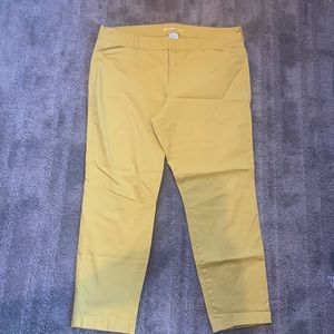 Yellow pixie pants